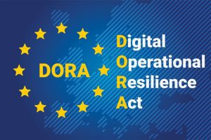 Text says DORA set within EU stars